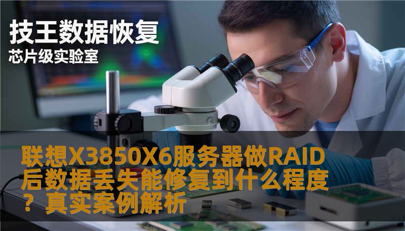 联想X3850X6服务器做RAID后数据丢失能修复到什么程度？真实案例解析