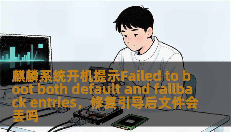 麒麟系统开机提示Failed to boot both default and fallback entries，修复引导后文件会丢吗