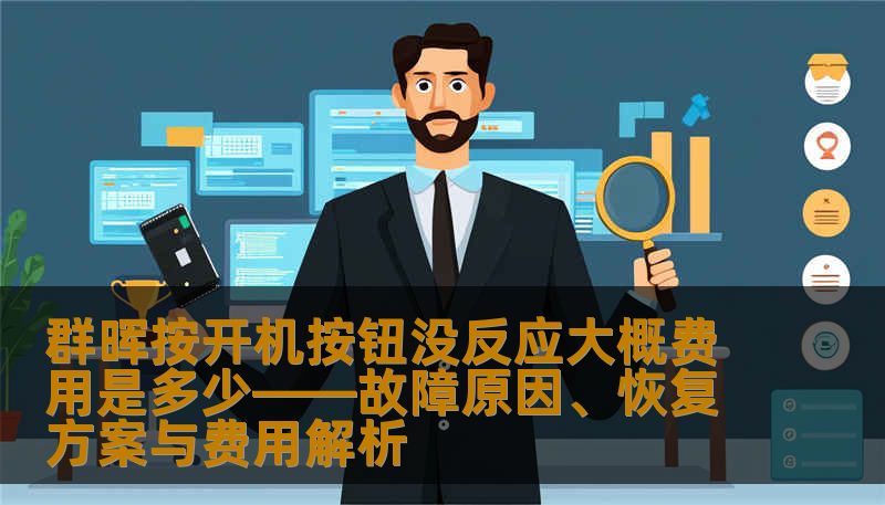群晖按开机按钮没反应大概费用是多少——故障原因、恢复方案与费用解析