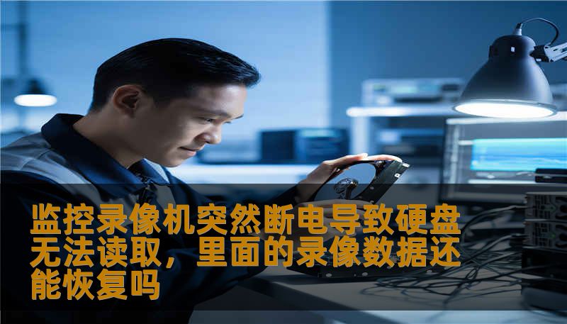 监控录像机突然断电导致硬盘无法读取，里面的录像数据还能恢复吗