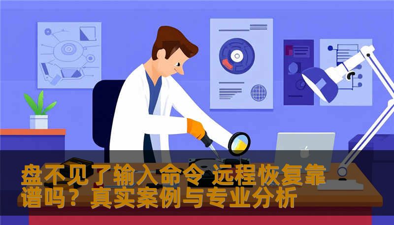 盘不见了输入命令 远程恢复靠谱吗？真实案例与专业分析