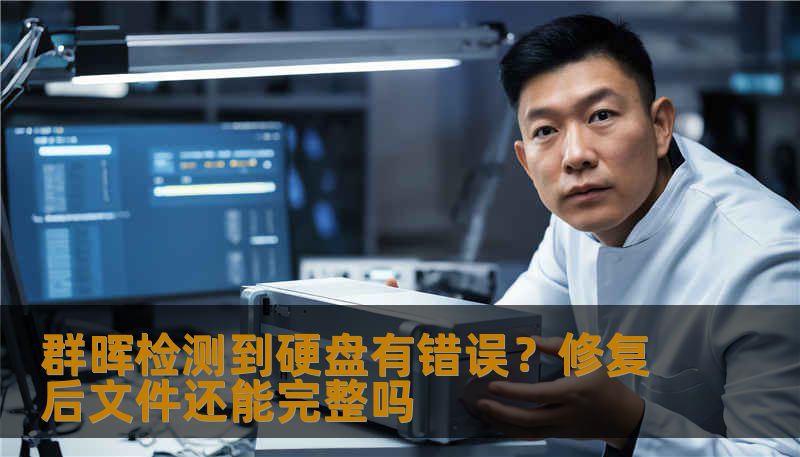 群晖检测到硬盘有错误？修复后文件还能完整吗