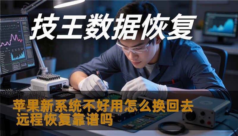 升级macOS后卡顿、闪退，想降回旧版却发现数据丢失。本文分析远程恢复的靠谱程度，结合真实案例与专业操作步骤，帮你安全找回重要文件。