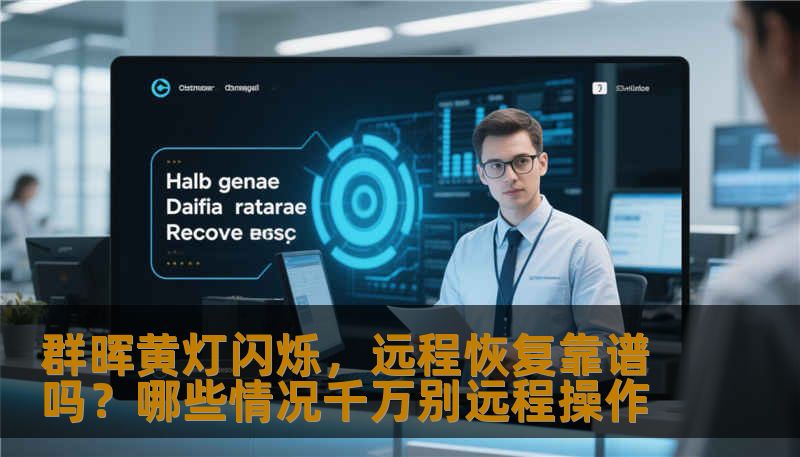 群晖黄灯闪烁，远程恢复靠谱吗？哪些情况千万别远程操作