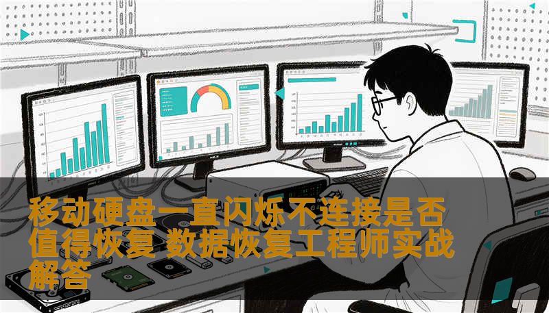 移动硬盘一直闪烁不连接是否值得恢复 数据恢复工程师实战解答