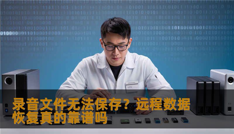 录音文件无法保存？远程数据恢复真的靠谱吗