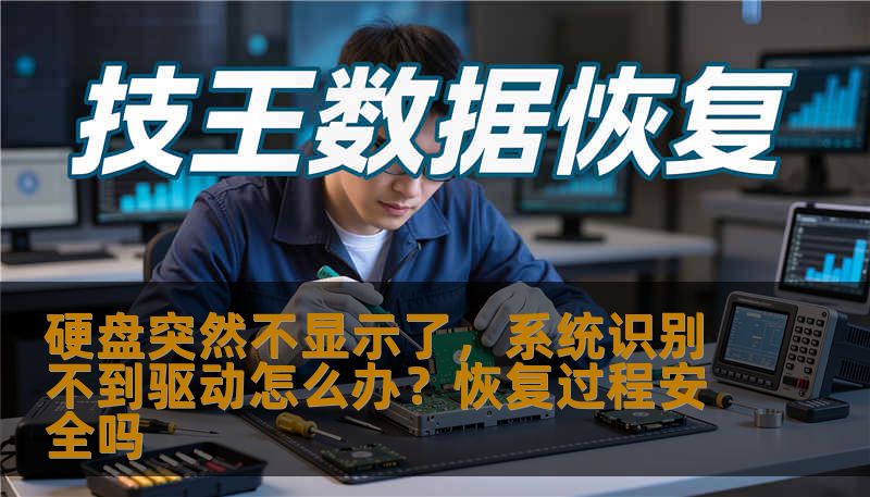 硬盘突然不显示了，系统识别不到驱动怎么办？恢复过程安全吗