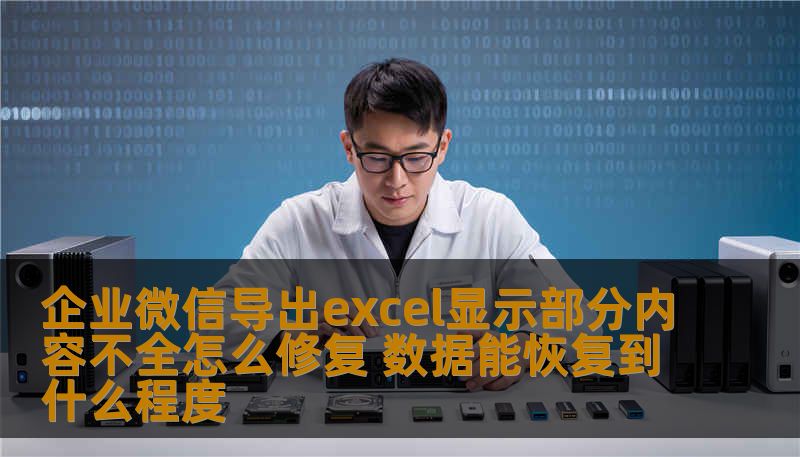 企业微信导出Excel文件内容显示不全、行列缺失或乱码，数据恢复工程师详解真实案例与修复步骤，分析逻辑故障与硬件问题的恢复边界。