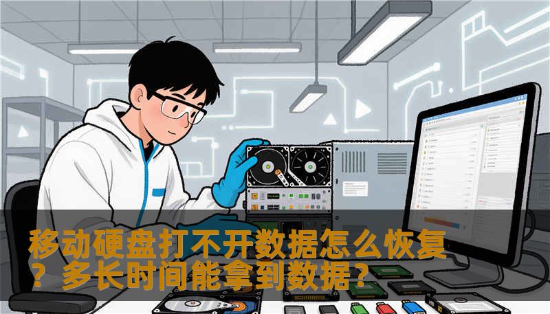 移动硬盘打不开数据怎么恢复？多长时间能拿到数据？