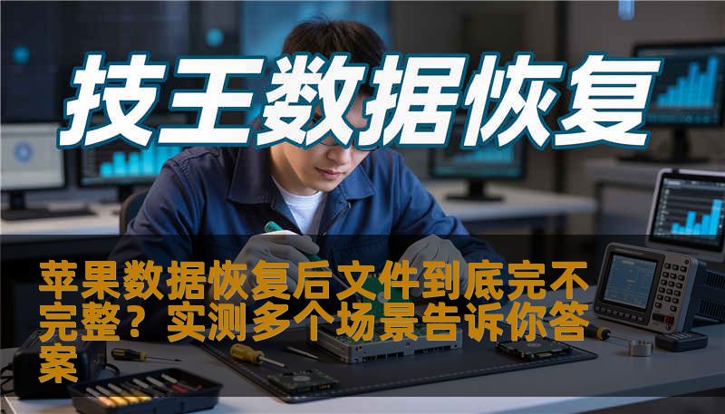 苹果数据恢复后文件到底完不完整？实测多个场景告诉你答案