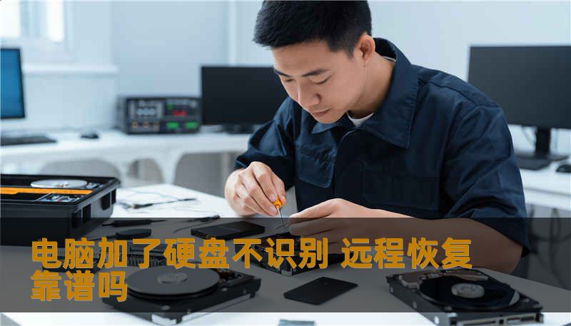电脑加了硬盘不识别 远程恢复靠谱吗