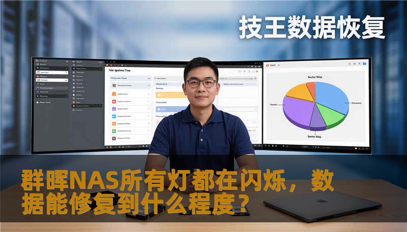 群晖NAS所有灯都在闪烁，数据能修复到什么程度？