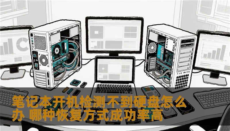 笔记本开机识别不到硬盘，进不去系统。分析BIOS不认盘、咔咔异响、掉盘等故障原因，对比不同恢复方式的成功率与适用场景。