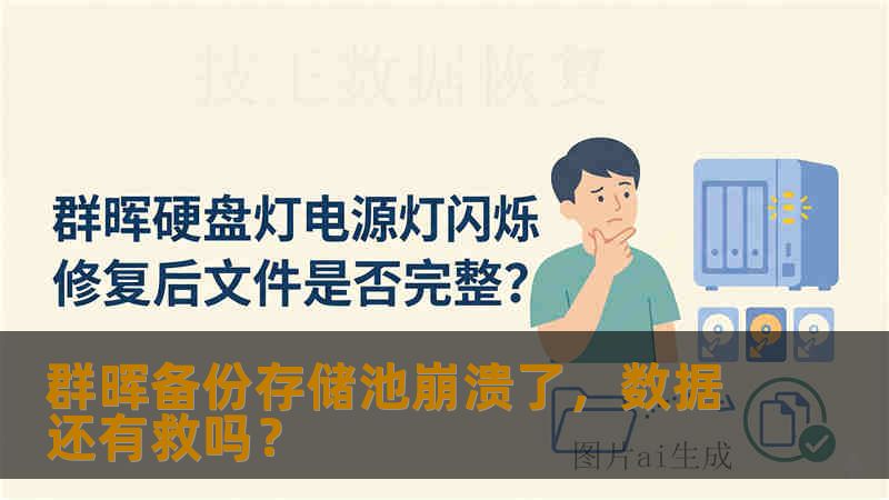 群晖备份存储池崩溃了，数据还有救吗？