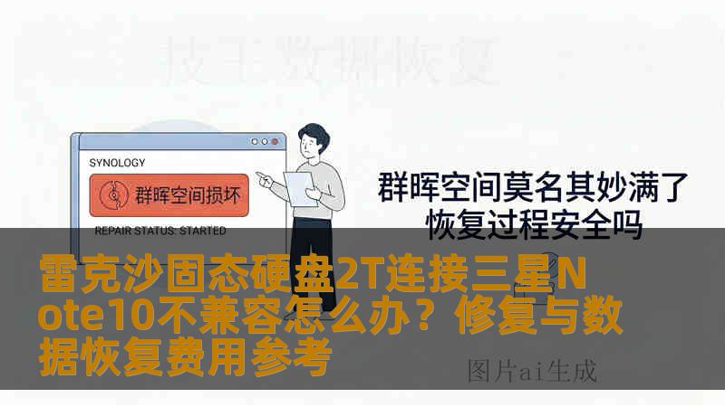 雷克沙2T固态硬盘连接三星Note10无法识别、不兼容原因分析，数据恢复案例及操作步骤，咨询费用约300-1500元，避免误操作导致数据丢失。