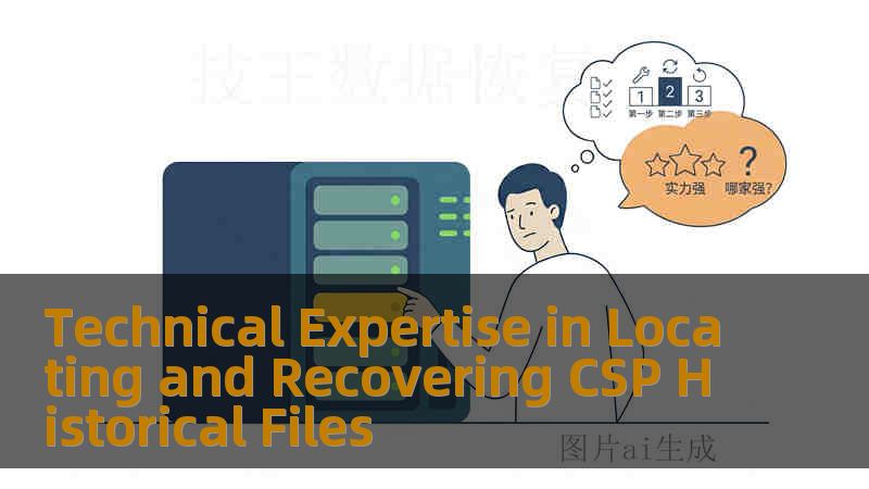 Technical Expertise in Locating and Recovering CSP Historical Files
