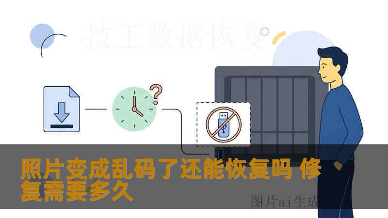 照片文件打开显示乱码、花屏或无法预览，是常见数据故障。本文分析乱码成因，分享真实恢复案例与操作步骤，帮助判断恢复可能性与时间。