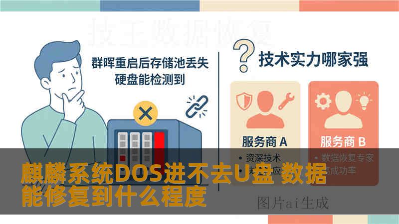 麒麟系统DOS进不去U盘 数据能修复到什么程度