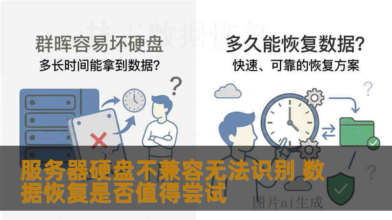 服务器硬盘不兼容无法识别 数据恢复是否值得尝试
