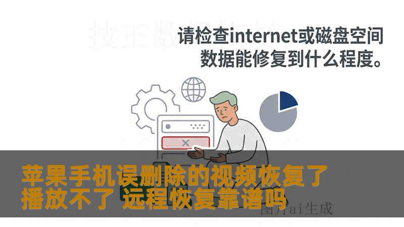 苹果手机视频误删后用恢复软件找回却无法播放，远程数据恢复到底靠不靠谱？本文结合真实案例拆解原因，给出操作步骤与风险提醒。