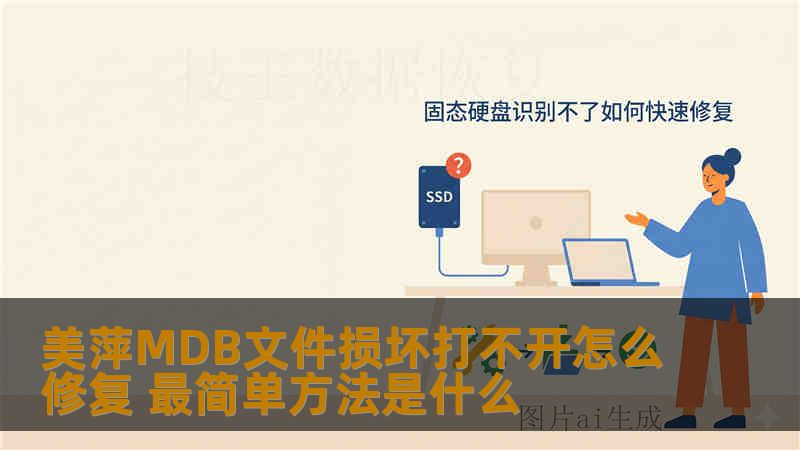 美萍MDB数据库文件损坏无法打开，提示格式错误或数据丢失。本文从真实故障场景出发，讲解最简单修复方法及操作步骤，帮助判断数据恢复方案。