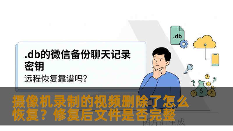 摄像机SD卡、硬盘或SSD上录制的视频被删除或丢失后，能否恢复？修复后的文件是否完整？本文结合真实故障案例，详细拆解恢复原理、操作步骤与风险提醒。