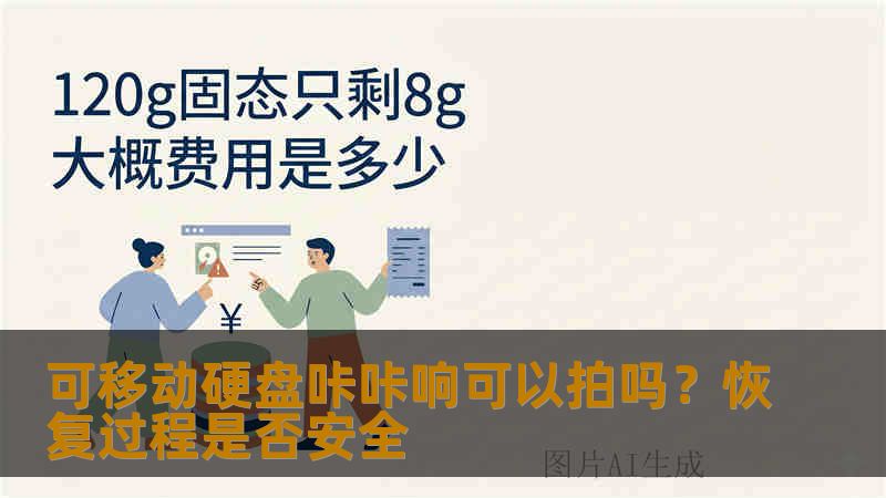 可移动硬盘咔咔响可以拍吗？恢复过程是否安全