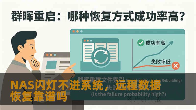 NAS闪灯不进系统，远程数据恢复靠谱吗