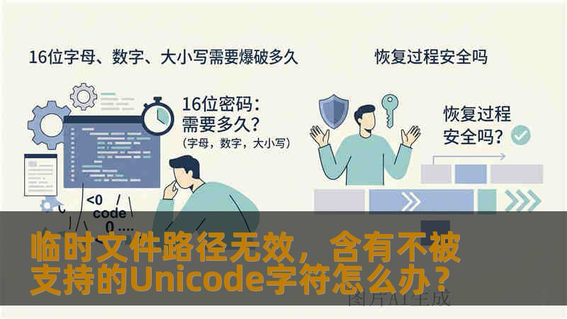 临时文件路径无效，含有不被支持的Unicode字符怎么办？