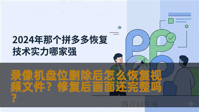 录像机盘位删除后怎么恢复视频文件？修复后画面还完整吗？