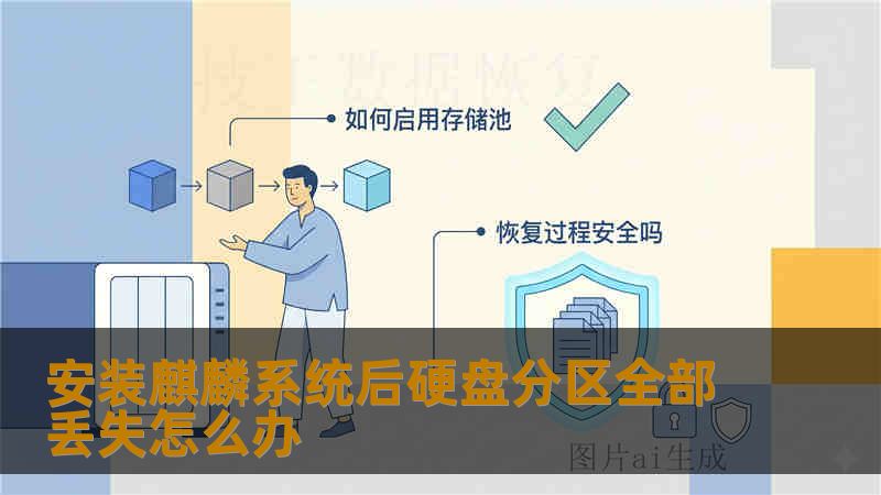 安装麒麟系统后硬盘分区全部丢失怎么办