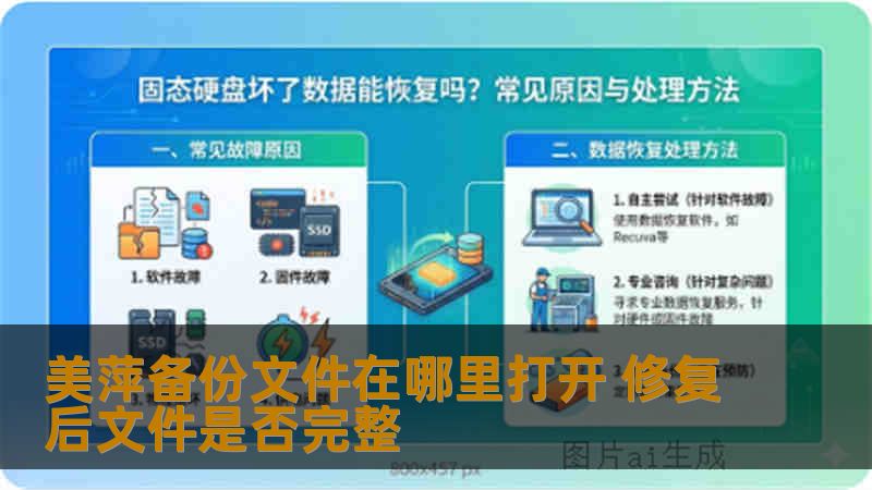 美萍备份文件在哪里打开 修复后文件是否完整