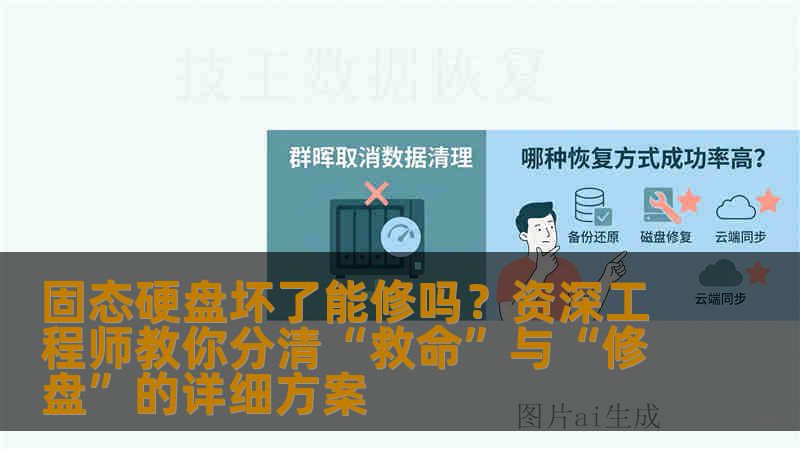 固态硬盘坏了能修吗？资深工程师教你分清“救命”与“修盘”的详细方案