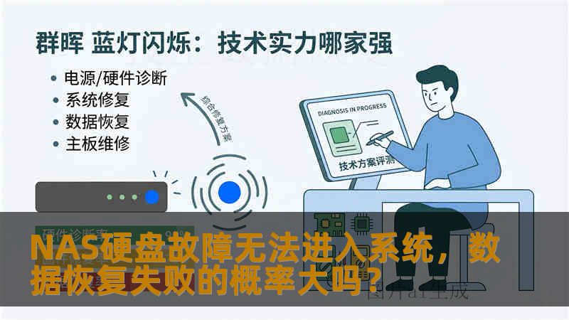 NAS硬盘故障无法进入系统，数据恢复失败的概率大吗？
