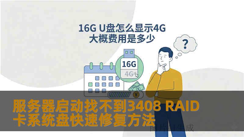 服务器启动找不到3408 RAID卡系统盘快速修复方法