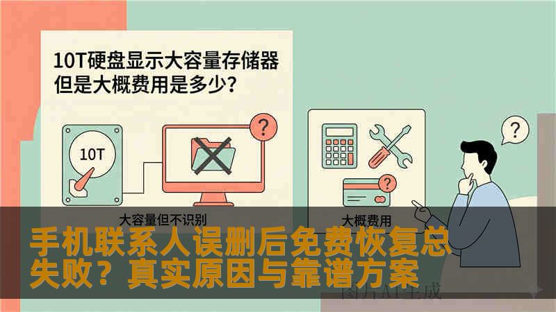 手机联系人误删后免费恢复总失败？真实原因与靠谱方案