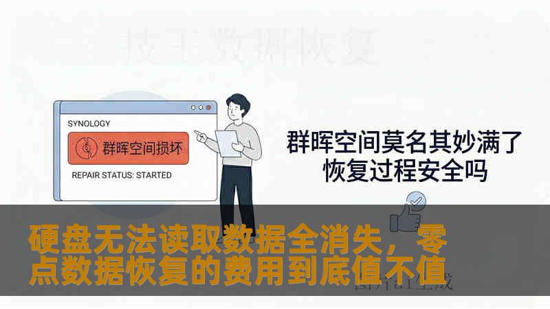 硬盘无法读取数据全消失，零点数据恢复的费用到底值不值