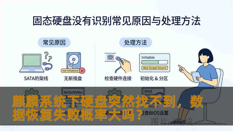 麒麟系统下硬盘突然找不到，数据恢复失败概率大吗？