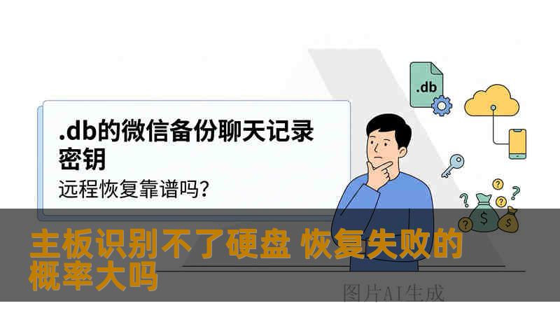 主板识别不了硬盘 恢复失败的概率大吗