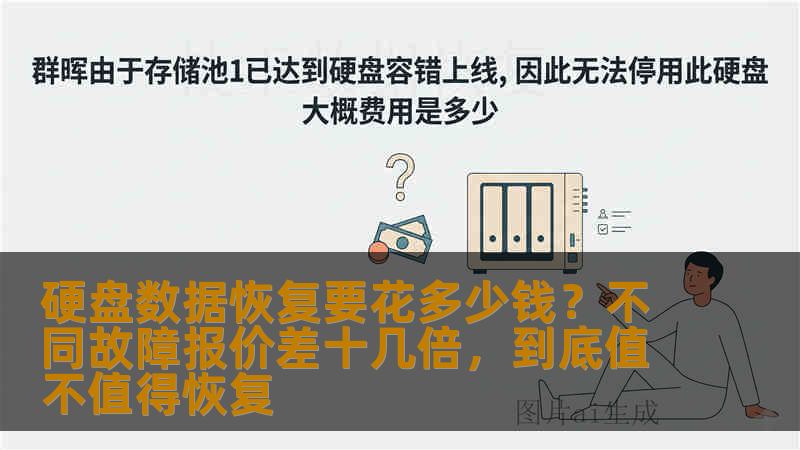 硬盘数据恢复要花多少钱？不同故障报价差十几倍，到底值不值得恢复