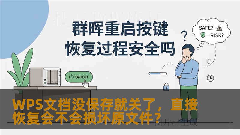 WPS文档没保存就关了，直接恢复会不会损坏原文件？