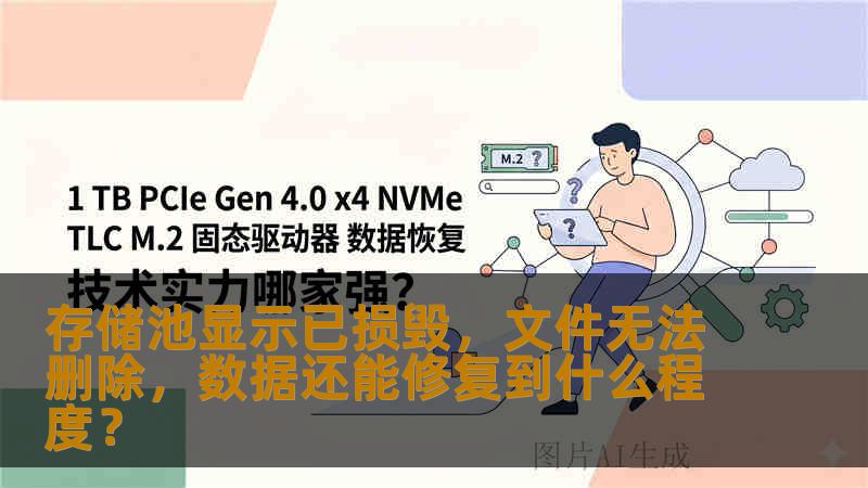 存储池显示已损毁，文件无法删除，数据还能修复到什么程度？