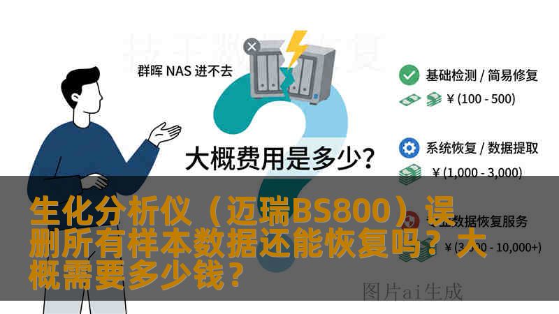 迈瑞BS800生化分析仪误删全部样本数据，恢复可能性、操作步骤及费用参考。专业数据恢复工程师解析真实案例与风险提醒。