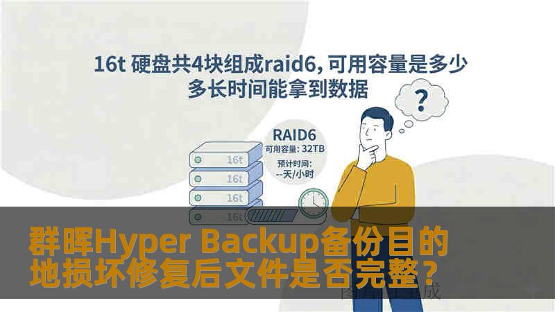 群晖Hyper Backup备份目的地损坏修复后文件是否完整？