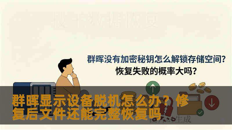 群晖显示设备脱机怎么办？修复后文件还能完整恢复吗