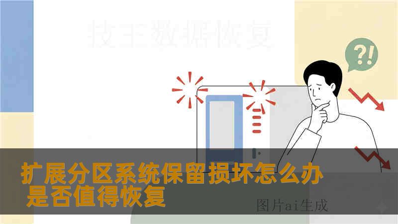 扩展分区系统保留损坏怎么办 是否值得恢复