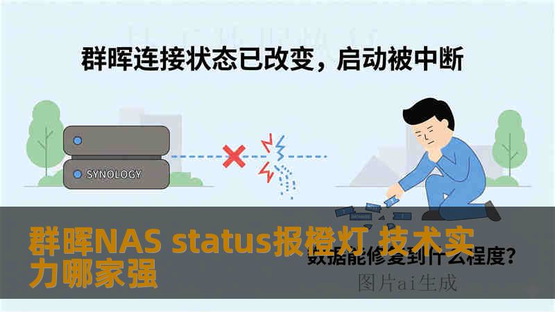 群晖NAS状态灯橙色闪烁是常见故障，可能因硬盘坏道、RAID降级或文件系统损坏引起。本文分析真实案例，提供专业恢复步骤与风险提醒，帮助你判断最佳方案。