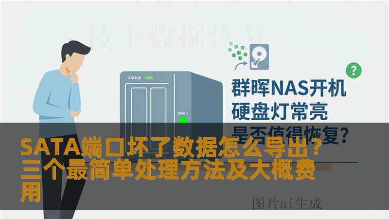 硬盘SATA接口损坏导致无法识别？本文分享更换数据线、使用USB转换器、专业更换接口三个处理方法，附真实案例和费用明细，帮你判断最佳方案。