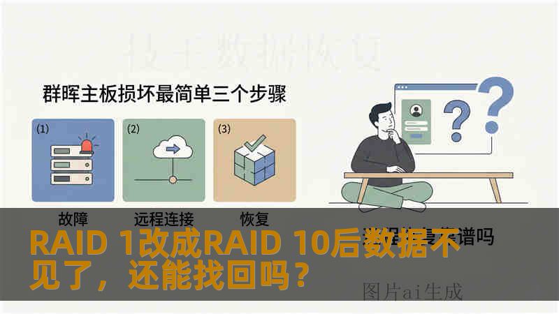 RAID 1改成RAID 10后数据不见了,还能找回吗? RAID 1改成RAID 10后数据不见了,还能找回吗?