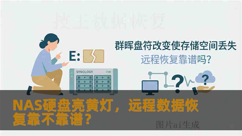 NAS硬盘亮黄灯，远程数据恢复靠不靠谱？